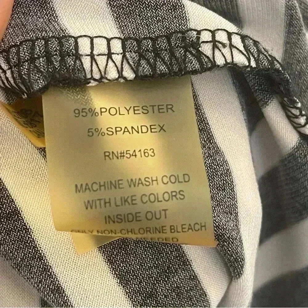 Calvin Klein Striped Tank Top (Yellow, Black and, White) - Picture 5 of 6